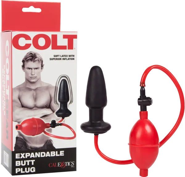 Anal COLT Expandable Butt Plug BlackRed California Exotic Novelties