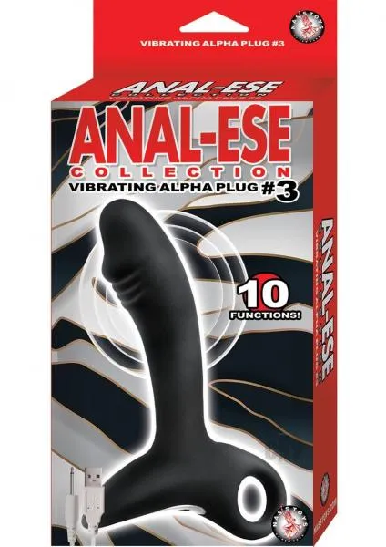 Anal Nasstoys Anal Ese Coll Vibe Alpha Plug 3 Black