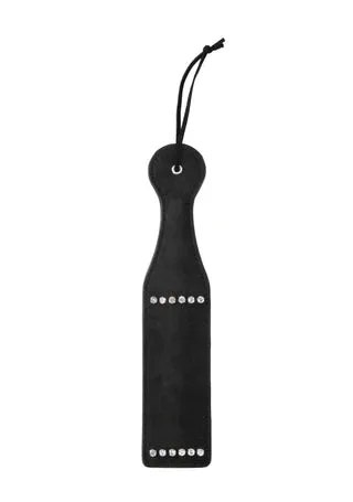 Anal Shots Toys Ouch Diamond Studded Paddle Black Anal Shots Toys Ouch Diamond Studded Paddle Black