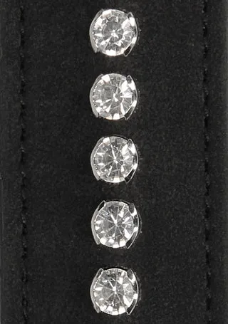 Anal Shots Toys Ouch Diamond Studded Paddle Black Anal Shots Toys Ouch Diamond Studded Paddle Black