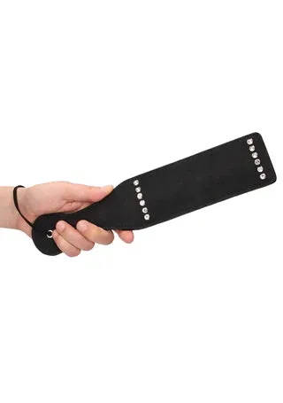 Anal Shots Toys Ouch Diamond Studded Paddle Black Anal Shots Toys Ouch Diamond Studded Paddle Black