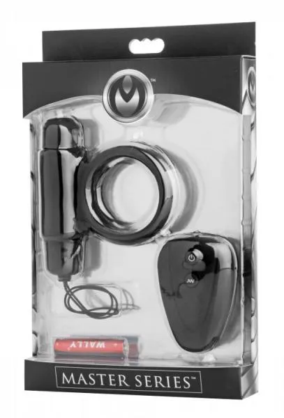 Incite 10 Mode Remote Control Cock Ring Black Master Series Male Sex Toys Incite 10 Mode Remote Control Cock Ring Black Master Series Male Sex Toys