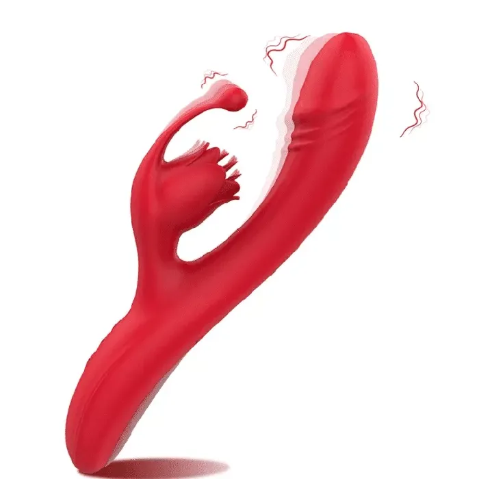 Multifunctional Vibrating Rose Toy Dildo OOTYEMO Vibrators