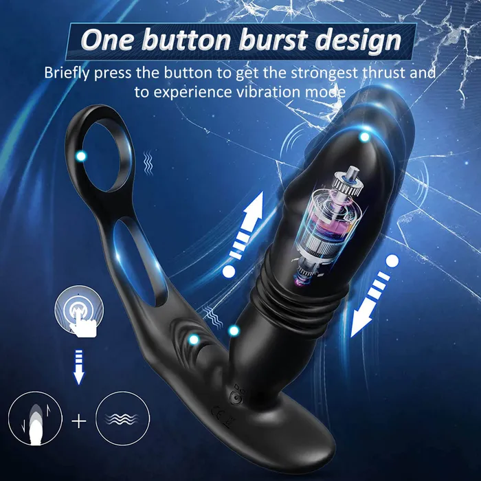 OOTYEMO Female Sex Toys Male Backyard Remote Control Vibrator