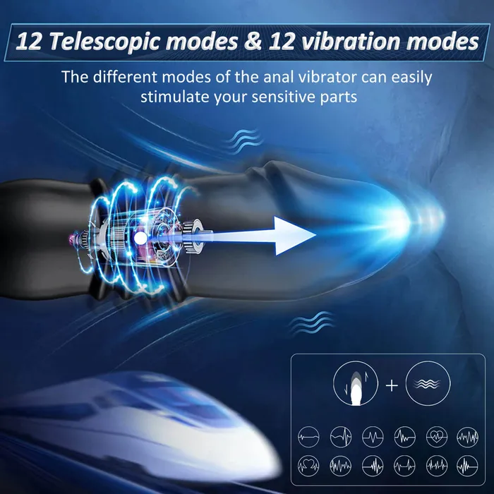 OOTYEMO Female Sex Toys Male Backyard Remote Control Vibrator