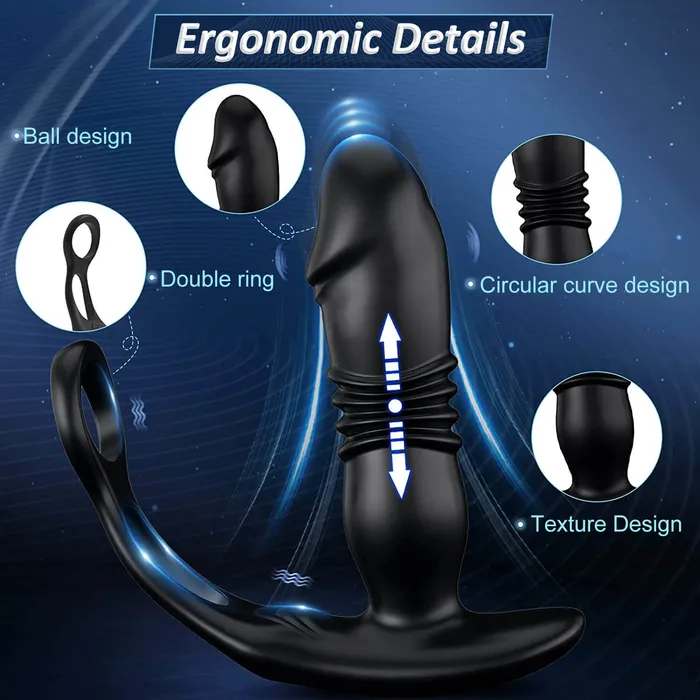OOTYEMO Female Sex Toys Male Backyard Remote Control Vibrator