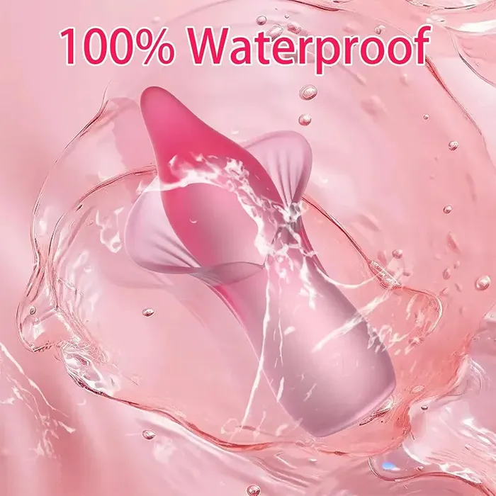 OOTYEMO Female Sex Toys Tongue Licking Flower Vibrator