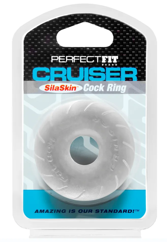 PerfectFit Male Sex Toys Cruiser Ring 25in SilaSkin Clear