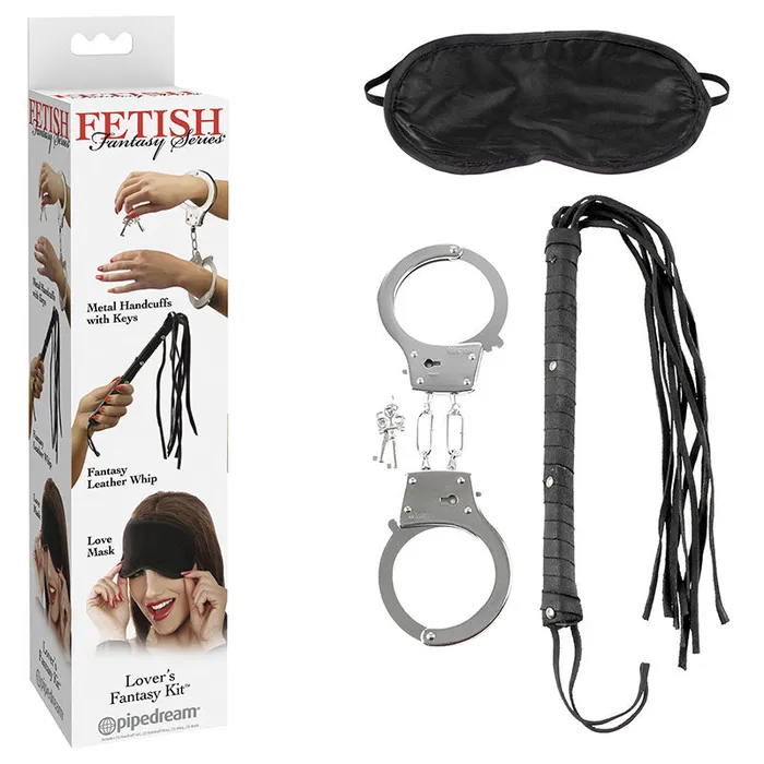 Pipedreams Couples Fetish Fantasy Series Lovers Fantasy Kit Bondage Kit 3 Piece Set