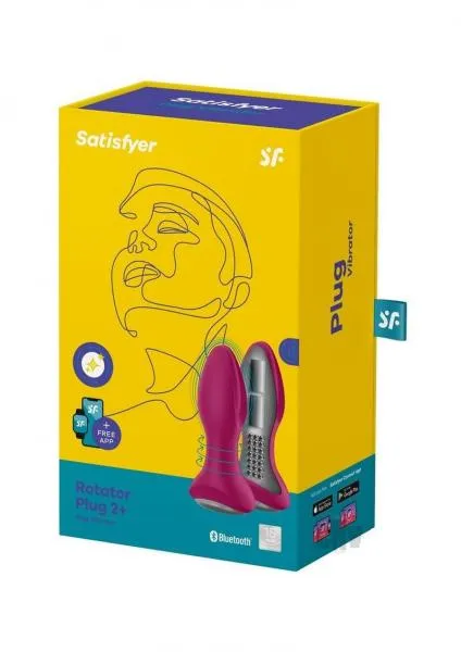 Seductucom Anal Satisfyer Rotator Plug 2 Plus Fuschia
