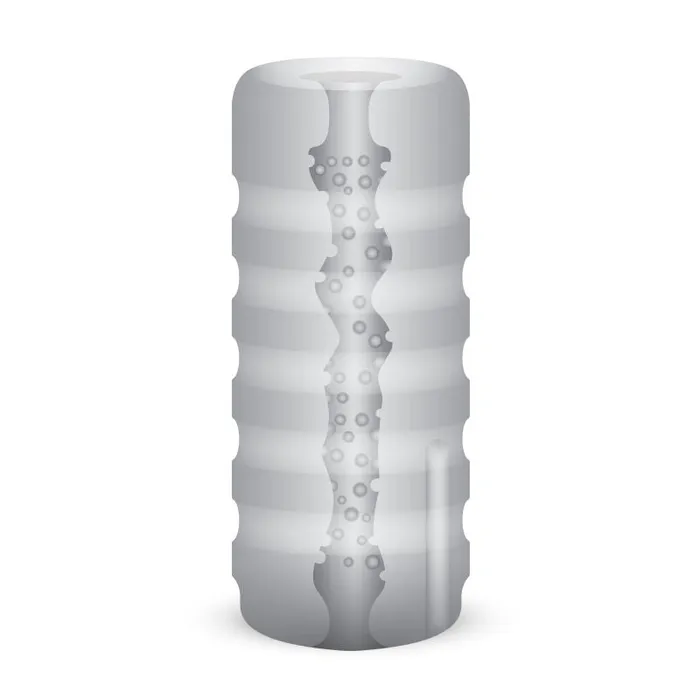 ZOLO Male Sex Toys Zolo Girlfriend Squeezable Vibrating Stroker Clear