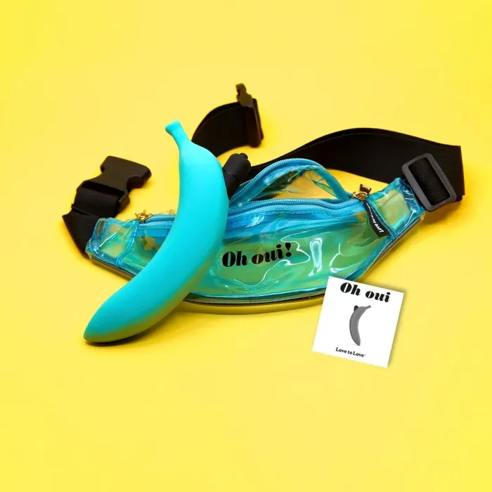 Love To Love Vibrators Love To Love Oh Oui Banana Vibrator Blue Lagoon