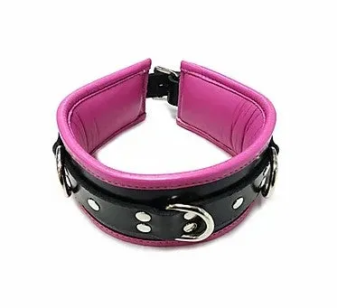 Black Pink Padded Collar Rouge Garments Vibrators