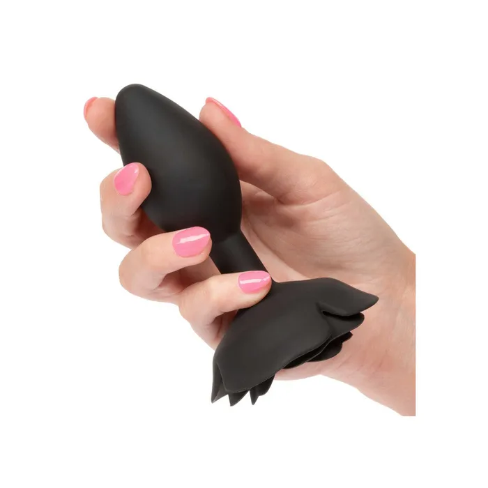 California Exotic Novelties Anal Silicone butt plug rose Calexotics Forbidden black