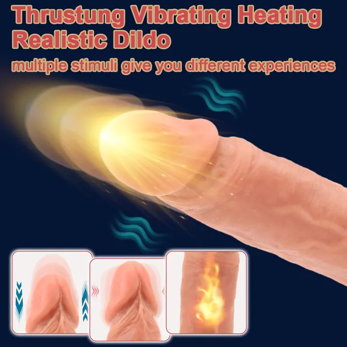  Lifelike Automatic Dildo with Remote Control Female Sex Toys
