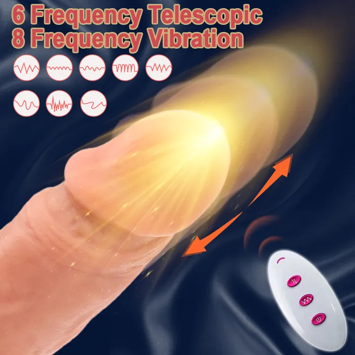  Lifelike Automatic Dildo with Remote Control Female Sex Toys