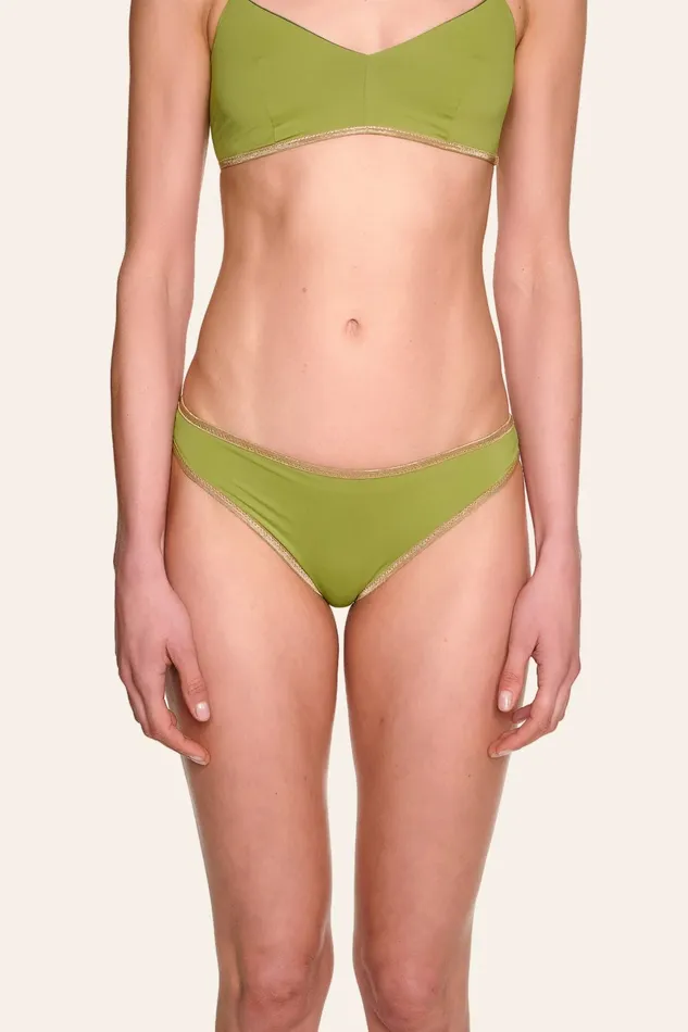 Male Sex Toys MyMarini Bikini Slip Pants Shine AppleLeaves L XL Le Pop Lingerie