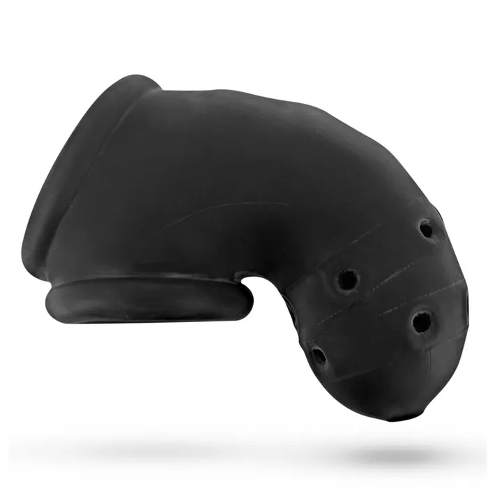 OXBALLS AIRLOCK airlite vented chastity BLACK ICE Anal