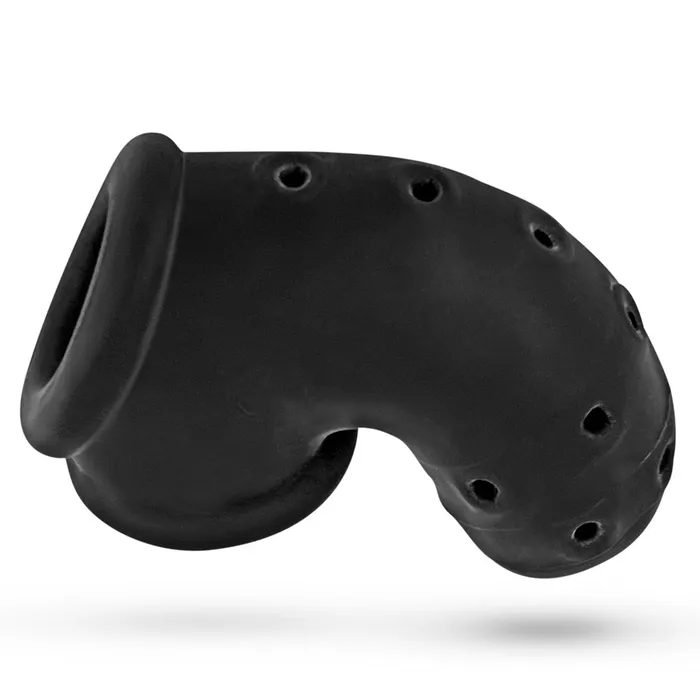 OXBALLS AIRLOCK airlite vented chastity BLACK ICE Anal