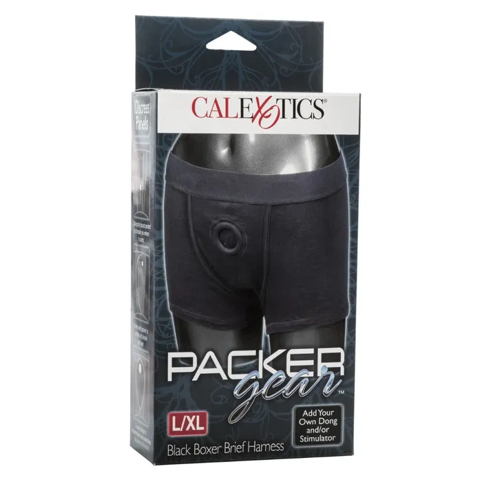 Packer Gear Black Boxer Harness LXL California Exotic Anal Packer Gear Black Boxer Harness LXL California Exotic Anal