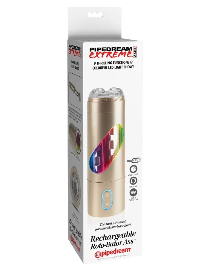 PipeDream Anal Rechargeable RotoBator Ass