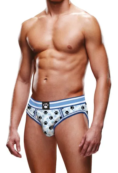 Prowler Vibrators Prowler Blue Paw Open Brief Medium