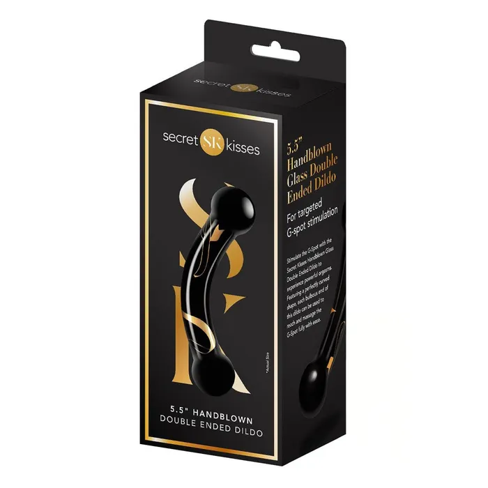 Secret Kisses Dildos Secret Kisses 55 Handblown Glass Double Ended Dildo