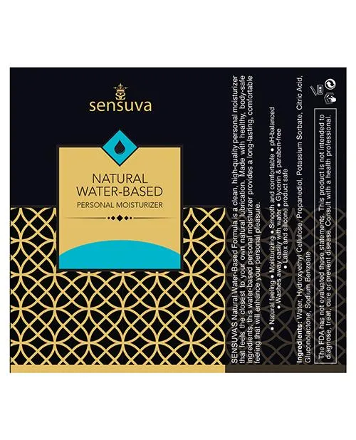 Sensuva Natural Water Based Lube 423 oz Sensuva Vibrators