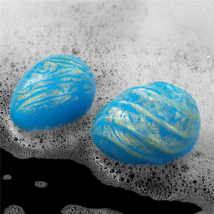 Set of 2 Oceans Tones Soft Silicone Vaginal Eggs Love Toy Male Sex Toys