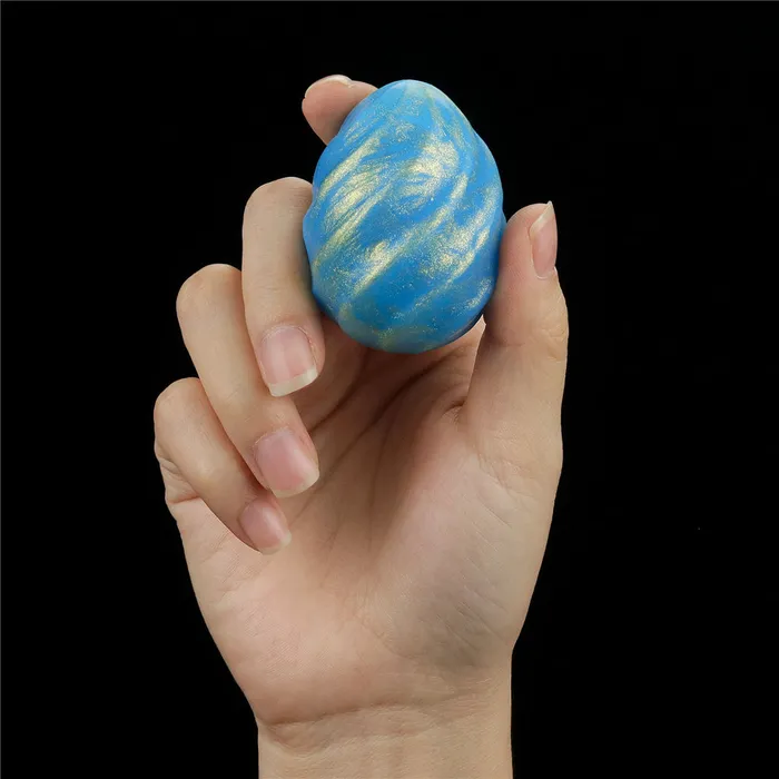 Set of 2 Oceans Tones Soft Silicone Vaginal Eggs Love Toy Male Sex Toys