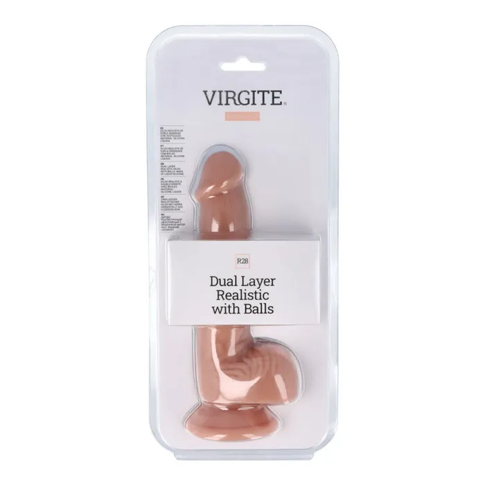 Virgite Virgite R28 Double Layer Realistic Silicone Dildo Dildos