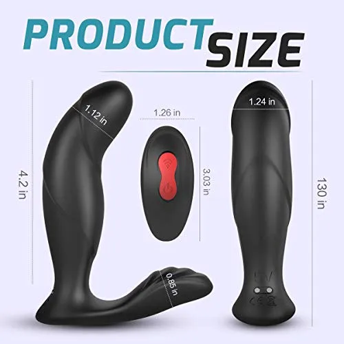 9 Mode Waterproof Vibrating Silicone Prostate Massager with Dual Motors PHANXY Female Sex Toys 9 Mode Waterproof Vibrating Silicone Prostate Massager with Dual Motors PHANXY Female Sex Toys