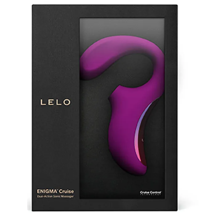 LELO Female Sex Toys LELO Enigma Cruise Deep Rose Clitoral GSpot Suction Vibrator