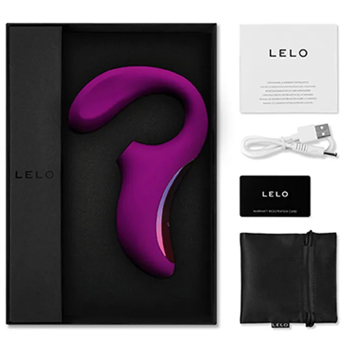 LELO Female Sex Toys LELO Enigma Cruise Deep Rose Clitoral GSpot Suction Vibrator