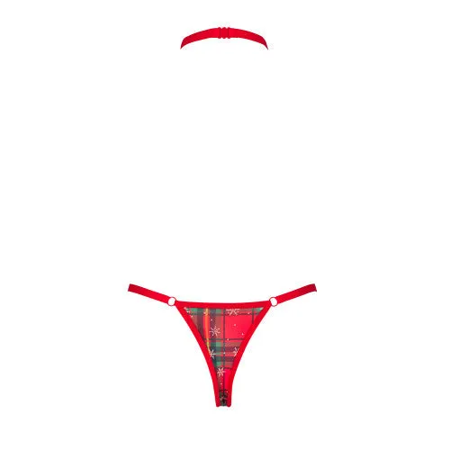 Male Sex Toys Obsessive Mr Merrilo Festive Thong with Bow Tie OS Male Sex Toys Obsessive Mr Merrilo Festive Thong with Bow Tie OS
