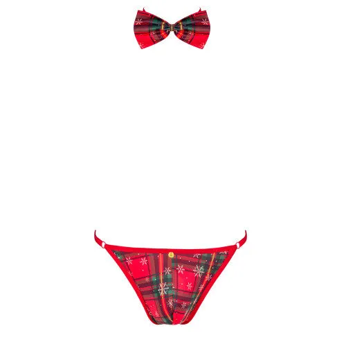 Male Sex Toys Obsessive Mr Merrilo Festive Thong with Bow Tie OS Male Sex Toys Obsessive Mr Merrilo Festive Thong with Bow Tie OS