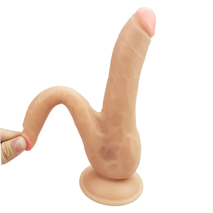 MD Female Sex Toys MD Won Realistic Double Penetration Dildo with Suction Cup