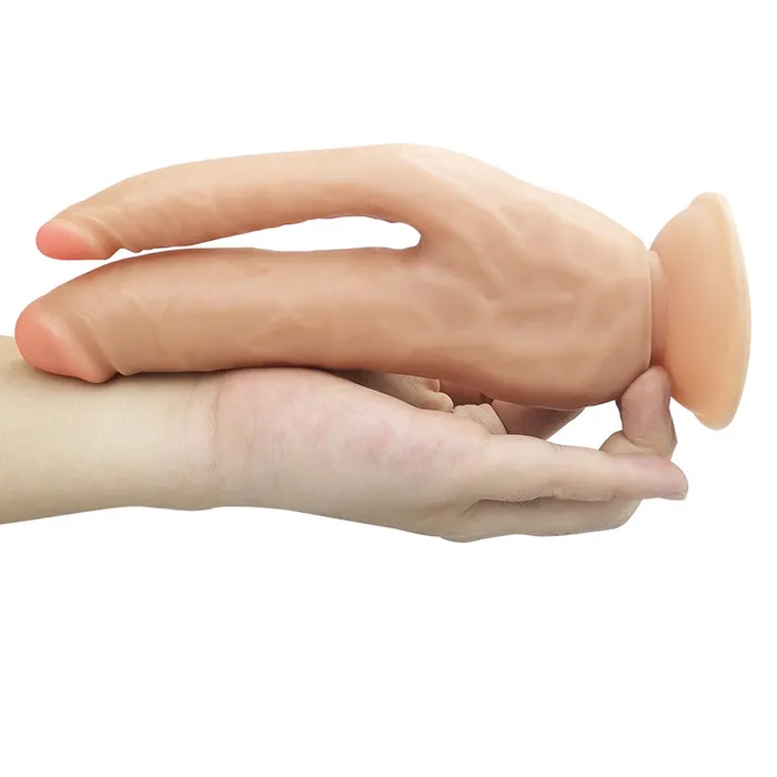 MD Female Sex Toys MD Won Realistic Double Penetration Dildo with Suction Cup