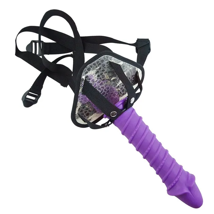 MD Shining Spear 245cm Silicone StrapOn Dildo Harness Kit MD Female Sex Toys
