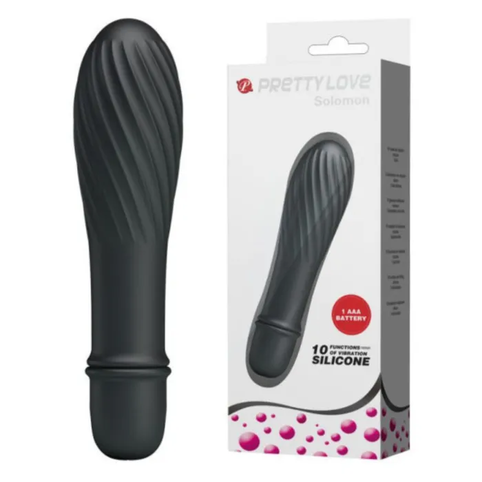Pretty Love Vibrators Pretty Love Solomon Black Bullet 13CM
