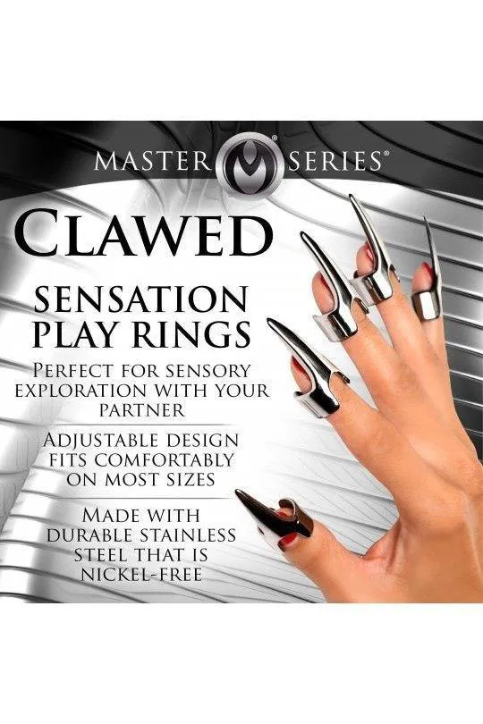Sex On the Go Couples Clawed 5pc Sensation Play Rings