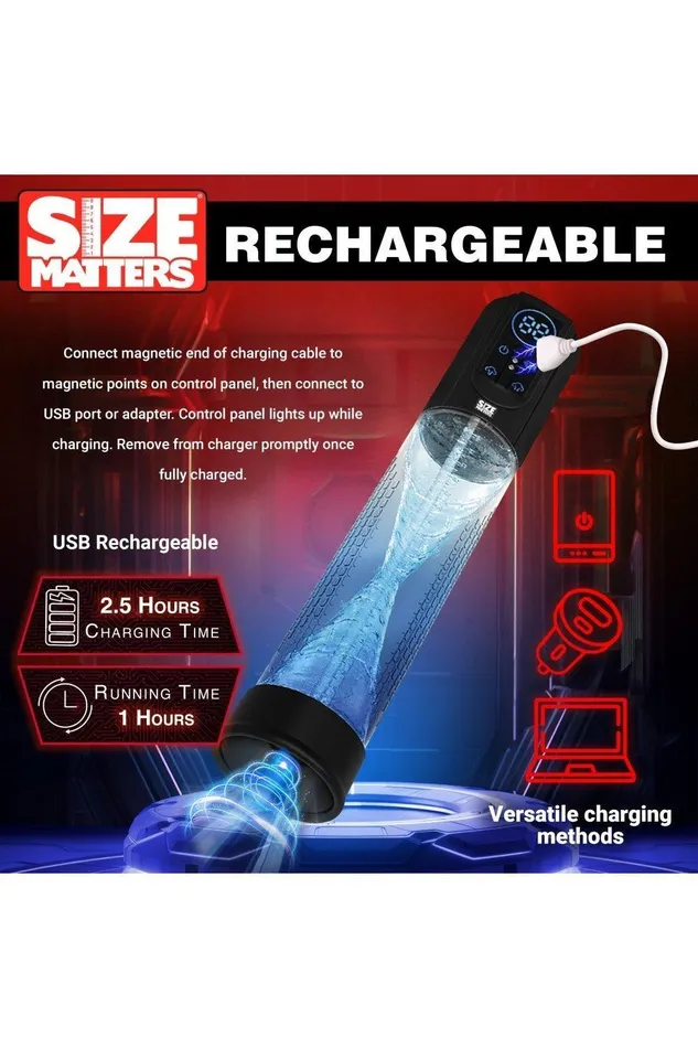 Sex On the Go Male Sex Toys Sucking Penis Pump with Digital Display