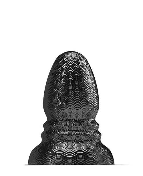 665 INC 665 Stretchr Ripple Butt Plug Black Metallic Anal
