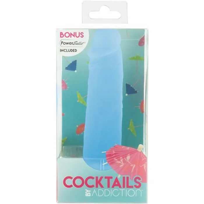 Addiction Addiction Cocktails Dildo Blue Lagoon 55in14cm Dildos