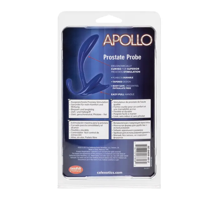 Anal Apollo Curved Prostate Probe CalExotics Anal Apollo Curved Prostate Probe CalExotics