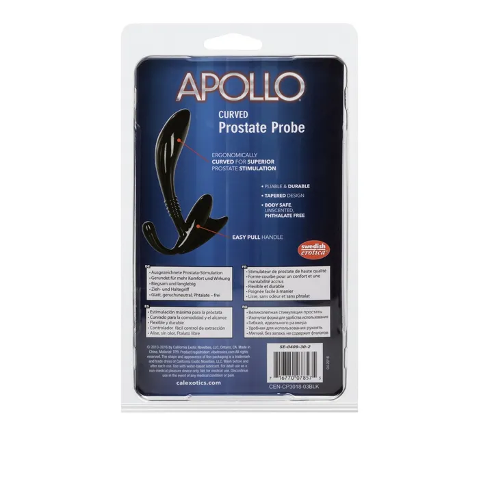 Anal Apollo Curved Prostate Probe CalExotics Anal Apollo Curved Prostate Probe CalExotics