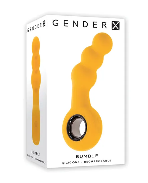 Anal Evolved Novelties INC Gender X Bumble Angled Plug Yellow