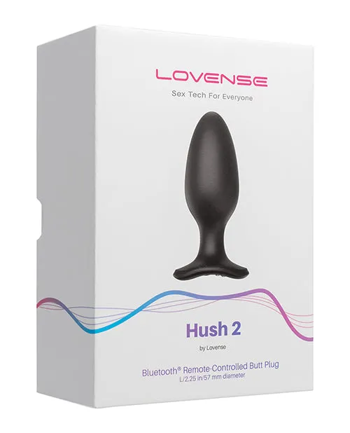 Anal Hytto Pte Ltd Lovense Hush 2 225 Butt Plug Black
