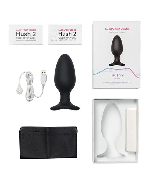Anal Hytto Pte Ltd Lovense Hush 2 225 Butt Plug Black