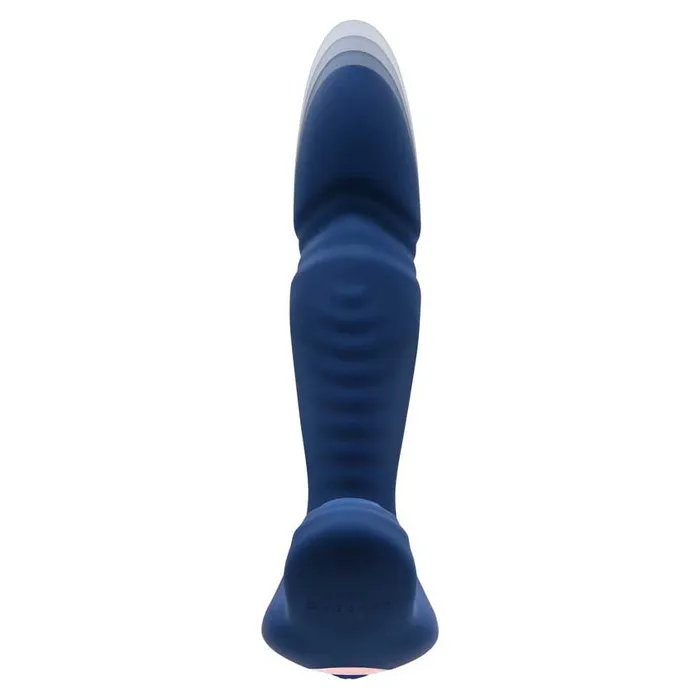 Anal iloveexcitement Gender X True Blue Rechargeable Thrusting Vibrating Anal Plug